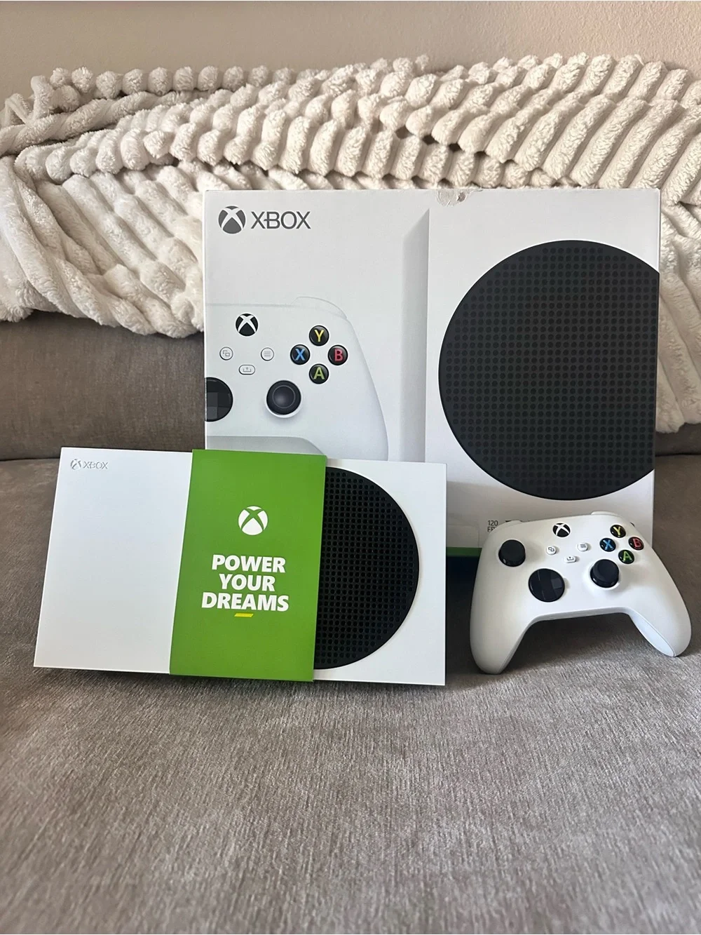 XBOX Series S White Bundle HDMI cable, Box, Packaging, Controller, Console